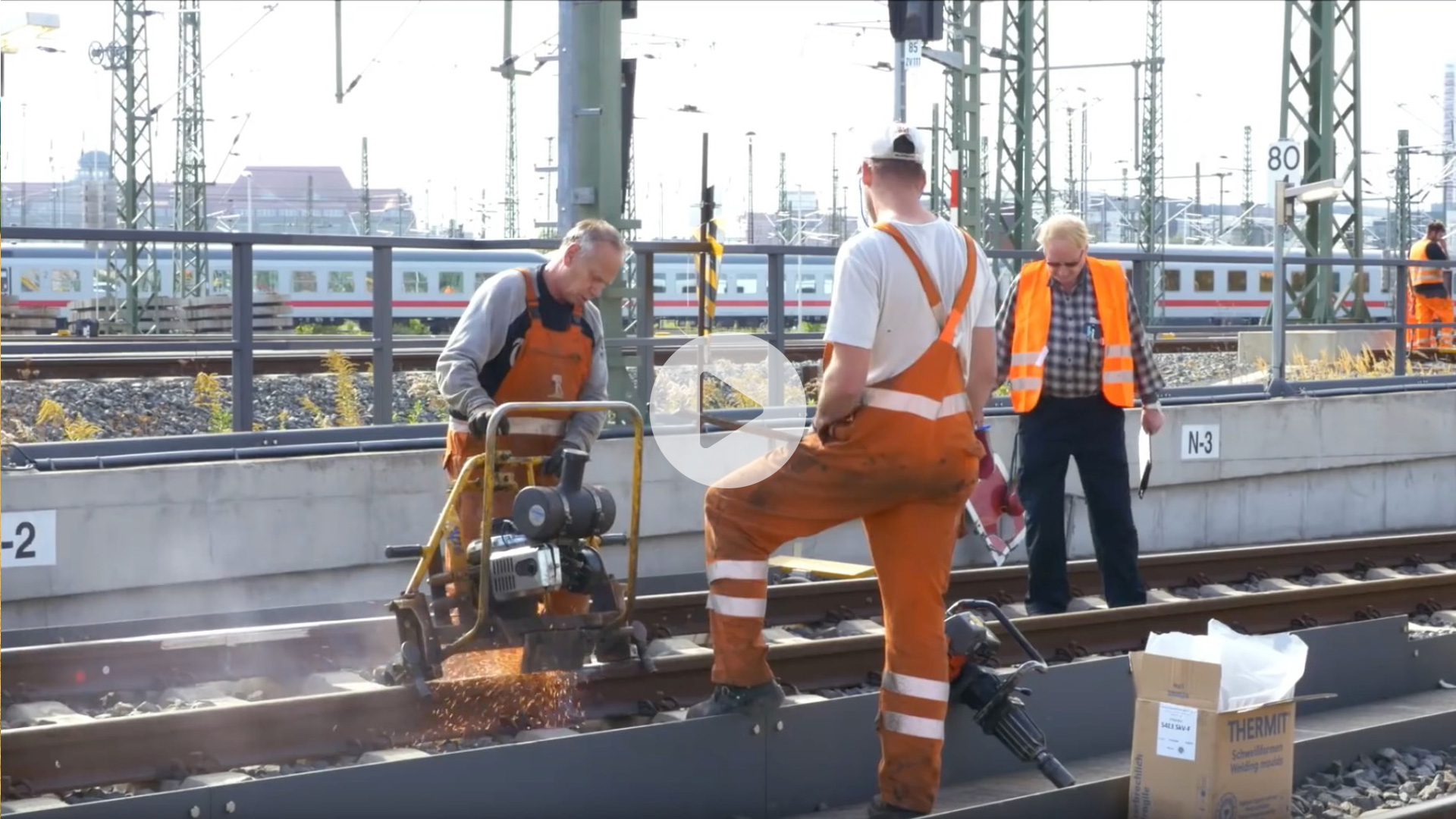 Link zur Baudokumentation Baufeld Leipzig Hauptbahnhof – Impressionen Vollsperrung 2016